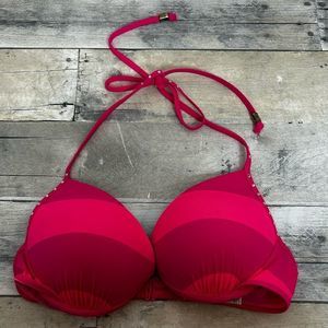 PINK Victoria’s Secret Swim Push Up Bra in size S